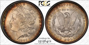 1896 $1 MS66+
