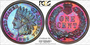 1885 1C PR65BN