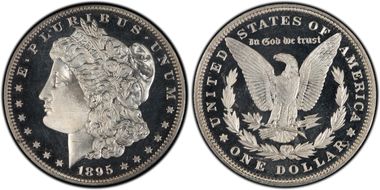 1895 $1 PR65+ DCAM