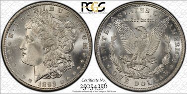 1893 $1 MS64+