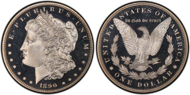 1890 $1 PR66+ DCAM