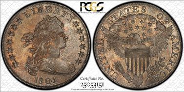 1802 $1 AU55