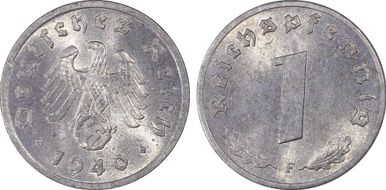 1940-F Pfg J-369 Zinc MS64