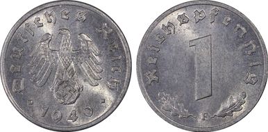 1940-F Pfg J-369 Zinc MS65