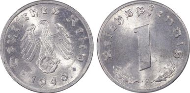 1940-F Pfg J-369 Zinc MS64