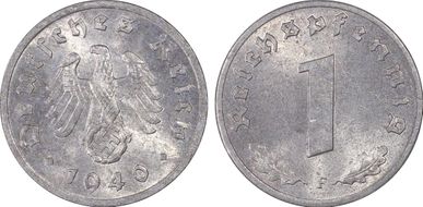 1940-F Pfg J-369 Zinc MS64