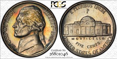 1942-P 5C Silver PR66