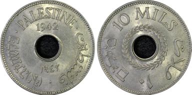 1942 10 Mil KM-4 CuNi MS63