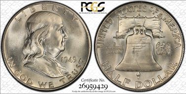 1949-S/S 50C RPM, FS-501 MS66FBL