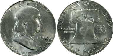 1952 50C "Scarface" FS-402 MS64FBL