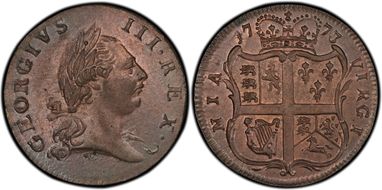 1773 VA 1/2P No Period MS64BN