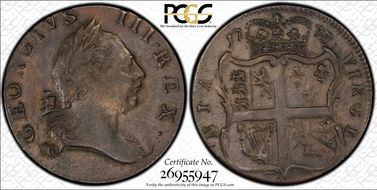 1773 VA 1/2P No Period AU53BN