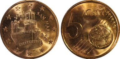 2002-R € 0.05 MS66RD