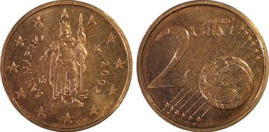 2002-R € 0.02 MS65RD
