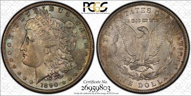 1890 $1 MS64