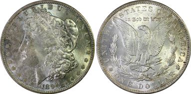 1890 $1 MS64