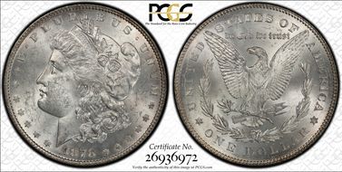 1878 7TF $1 VAM 116 MS63