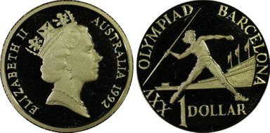 1992 $1 Olympics PR68DCAM