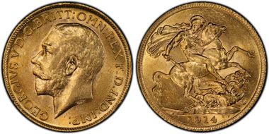 1914 Sov S-3996 AU58