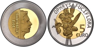 2012 € 5 Ophrys Fuciflora PR69DCAM