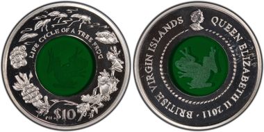 2011 $10 Tree Frog PR68DCAM