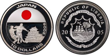 2005 $10 WC-Japan PR68DCAM