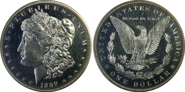 1889 $1 PR65CAM