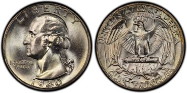 1940-S 25C MS67+