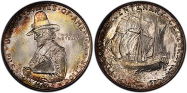 1920 50C Pilgrim MS67+