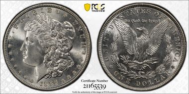 1886 $1 MS66
