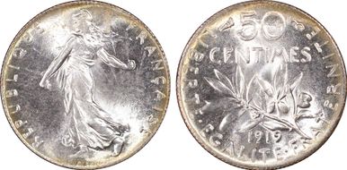 1919 50C Gad-420 F-190 MS66