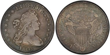 1803 $1 Small 3, BB-251 VF25