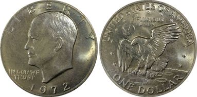1972 $1 Type 3 MS66