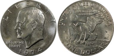 1974 $1 MS64