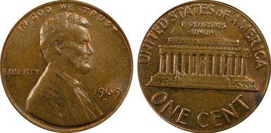 1969-D 1C MS63BN