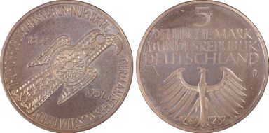 1952-D 5 Mk Nurnberg J-388 PR64