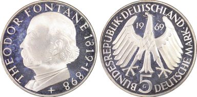 1969-G 5 Mk Fontane J-399 PR67DCAM