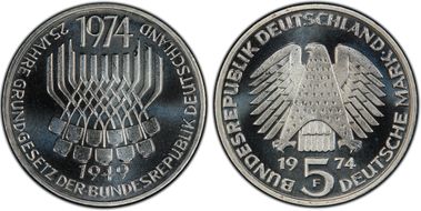 1974-F 5 Mk Constitutional Law KM-138 PR69CAM