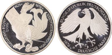 1976-D 5 Mk Grimmelshausen PR68DCAM