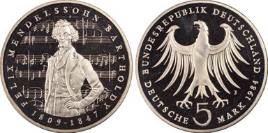 1984-J 5 Mk Bartholdy PR69DCAM