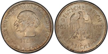 1931-A 3 Mk Stein J-348 MS65