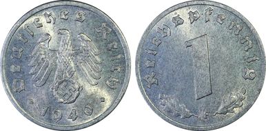 1940-F Pfg J-369 Zinc MS64