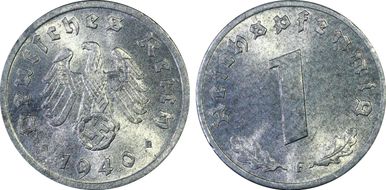 1940-F Pfg J-369 Zinc MS64