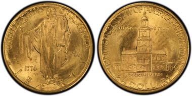 1926 $2.50 Sesquicentennial MS64