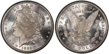 1885-CC $1 MS66+