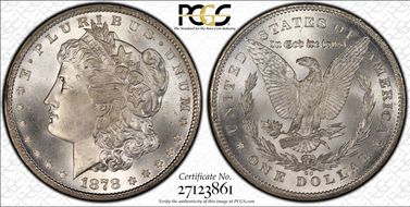 1878-CC $1 MS66+