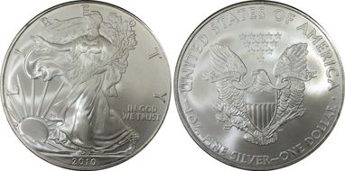 2010 $1 Silver Eagle First Strike MS68