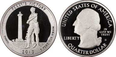 2013-S 25C Perry's Memorial NP First Strike PR69DCAM