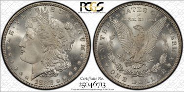 1882 $1 MS66+