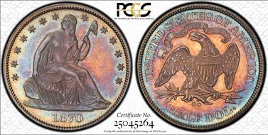 1870-CC 50C MS64